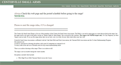 Desktop Screenshot of centervillesmallarms.org